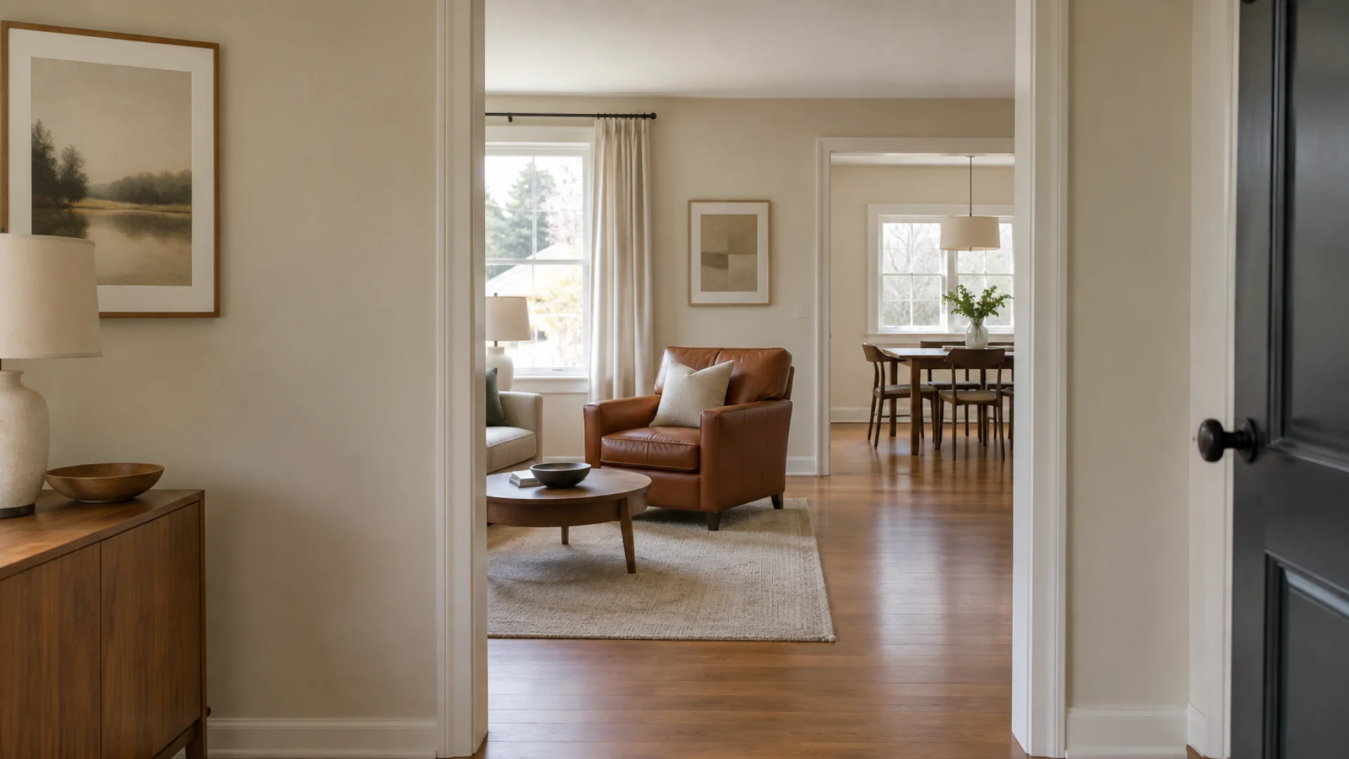 Interior representing renovation by room