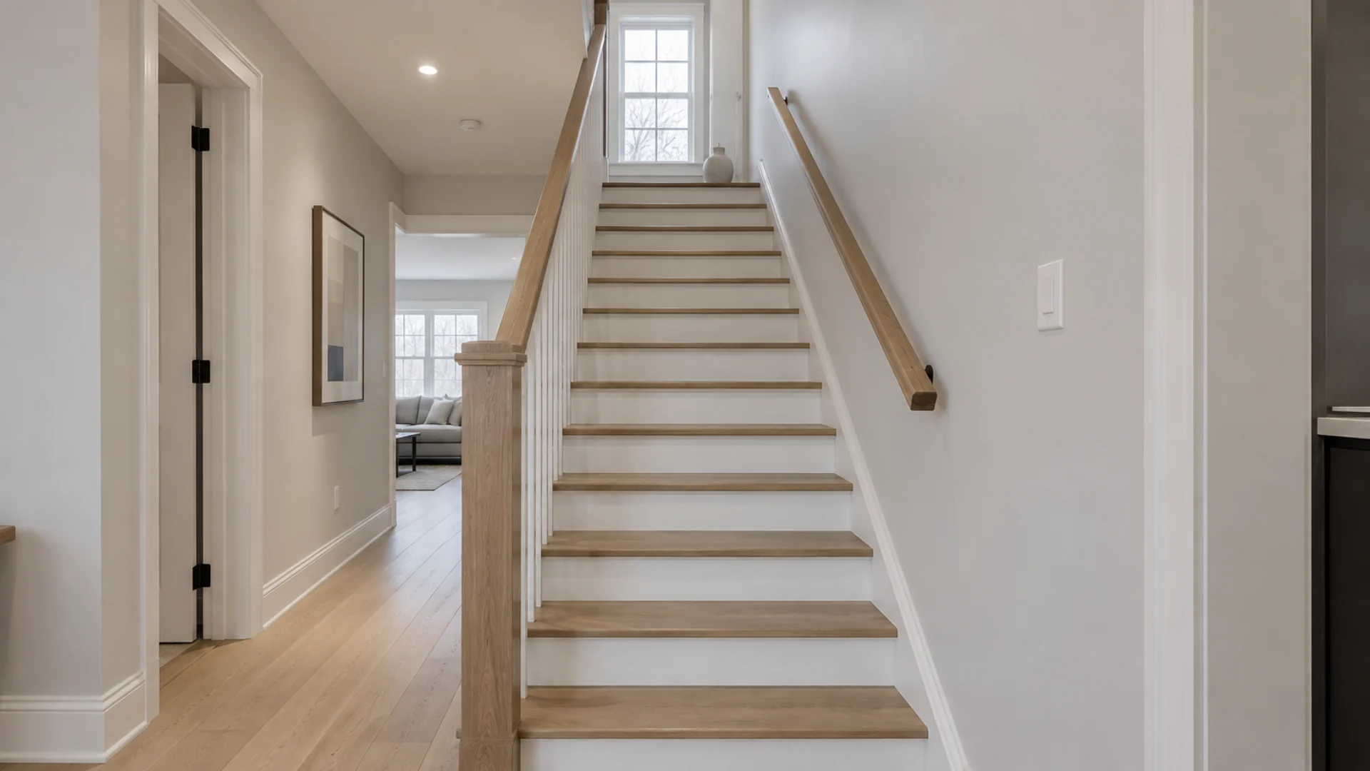 Staircase and hallway interior